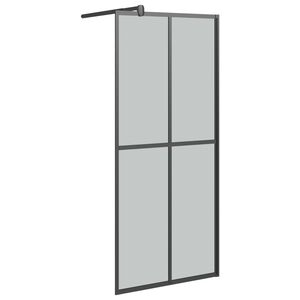 vidaXL Pregrada za tu&scaron; 90 x 195 cm od tamnog kaljenog stakla