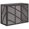 vidaXL Pokrov za klima uređaj Crna 110 x 50 x 80 cm Čelik