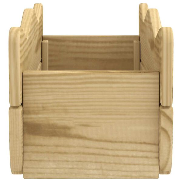 vidaXL Povišena vrtna gredica 50 x 18 x 18 cm od impregnirane borovine