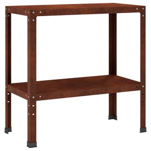 vidaXL Stol za presađivanje 100 x 40 x 80 cm Otporni čelik Rđa