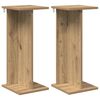 vidaXL Stalak za biljke Zanatski Hrast 25 x 25,5 x 60,5 cm