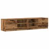 vidaXL 2-dijelni TV ormarić Staro drvo 80x35x36,5 cm Konstruirano drvo