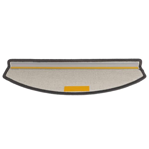 vidaXL Prostirke za stepenice 30 kom 65x24x4 cm tamno sive poluokrugle velike