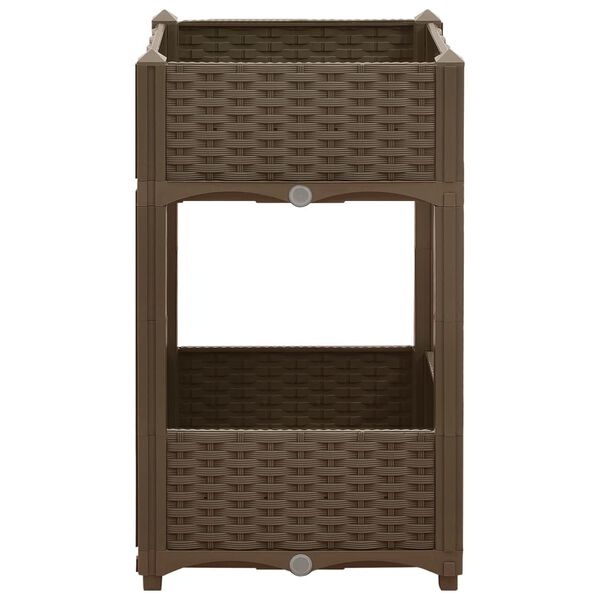 vidaXL Povi&scaron;ena gredica 40 x 40 x 71 cm od polipropilena