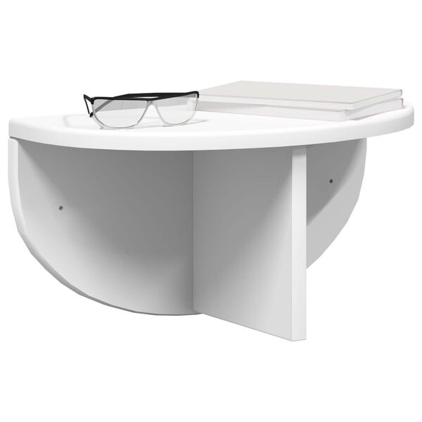 vidaXL Polica na zidu Zidne Bijelo 38 x 19 x 19 cm Konstruirano drvo