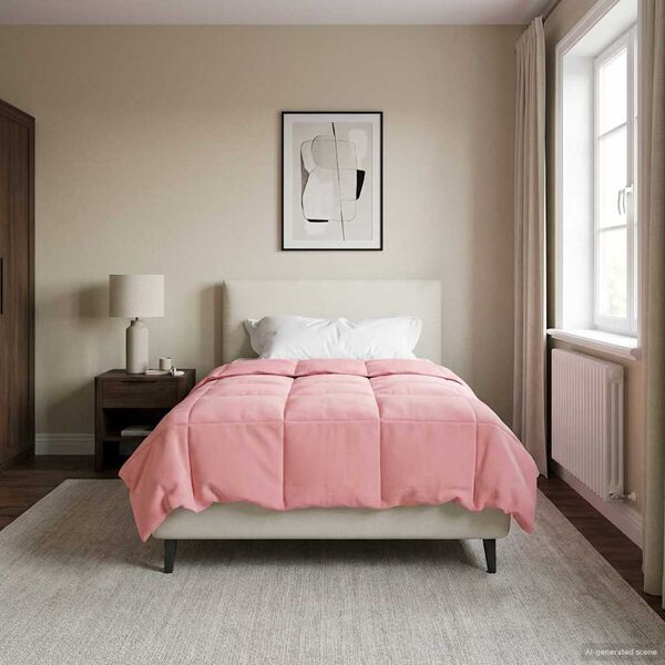 vidaXL Puni pokrivač za cijelu godinu &Scaron;onerisan Ružičasta 140 x 220 cm