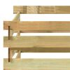 vidaXL Rešetkasti vrtni komposter 100x100x80 cm impregnirana borovina