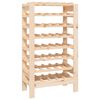vidaXL Stalak za vino 61,5x30x107,5 cm od masivne borovine