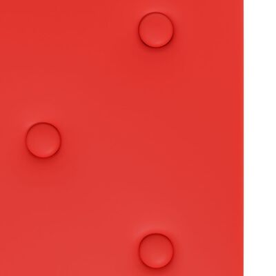 vidaXL Zidne ploče od umjetne kože 12 kom crvene 90 x 30 cm 3,24 m²