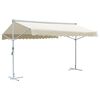 vidaXL Samostojeća tenda 4 x 3 m krem