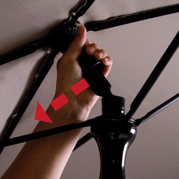 Madison vrtni suncobran Patmos Luxe pravokutni 210x140 cm safirnoplavi