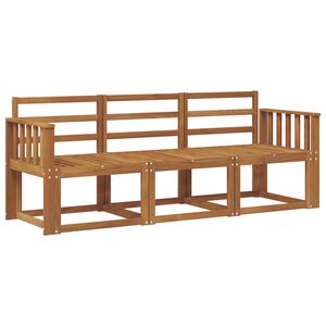 vidaXL Set vanjskih sofa 3 pcs Prirodna