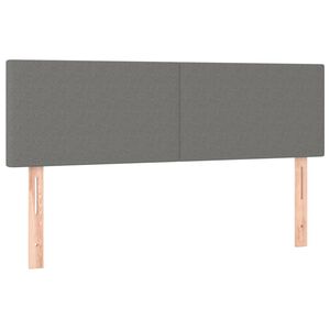 vidaXL Uzglavlja 2 kom tamnosiva 72 x 5 x 78/88 cm od tkanine