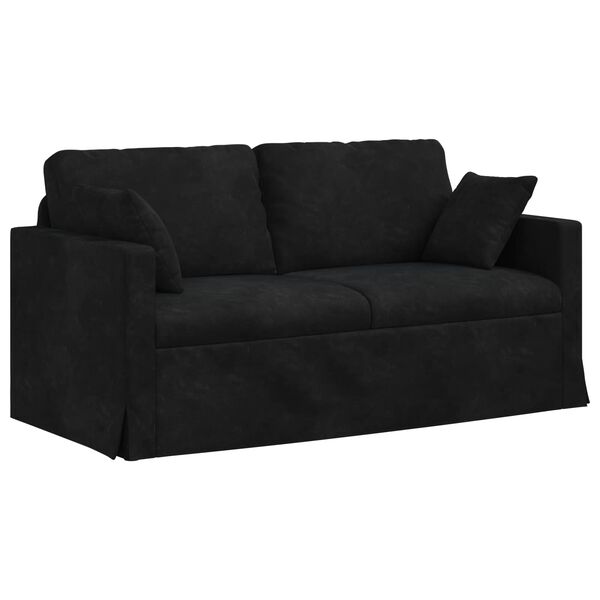 vidaXL Sofa Crna 158 x 78 x 80 cm Bar&scaron;un
