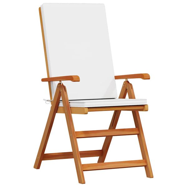 vidaXL Vrtna stolica 6 pcs Smeđa i bijela 57 x 71,5 x 104 cm