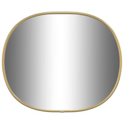 vidaXL Zidno ogledalo zlatna 30x25 cm