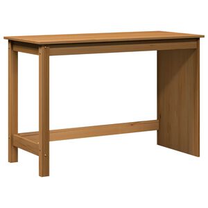 vidaXL Stol Medeno smeđa 112 x 50 x 75 cm Čvrsto borovo drvo