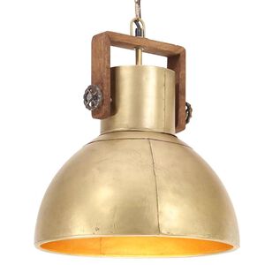 vidaXL Industrijska viseća svjetiljka 25 W mjedena okrugla 40 cm E27