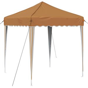 vidaXL Rastezljivi &scaron;ator za zabave 195 x 195 x 245 cm Bež