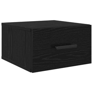 vidaXL Noćni ormar 35 x 35 x 20 cm Konstruirano drvo Crni hrast
