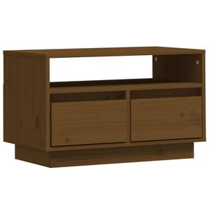 vidaXL Ormarić za knjige boja meda 60 x 35 x 37 cm od masivne borovine