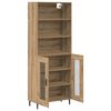 vidaXL Highboard Umjetnički hrast 69,5 x 34 x 180 cm