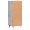 vidaXL Komoda siva boja betona 34,5x34x90 cm od konstruiranog drva
