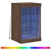 vidaXL Komoda s LED svjetlima boja hrasta 41x37x67 cm