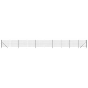 vidaXL Ograda od žičane mreže antracit 2,2x25 m od pocinčanog čelika