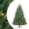 vidaXL Umjetno božićno drvce s nogom Zelena 150 cm PVC i metal