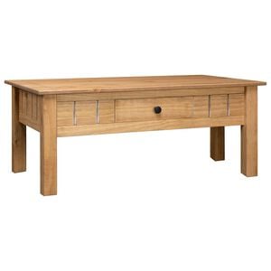 vidaXL Stolić za kavu od borovine 100 x 60 x 43,5 cm asortiman Panama