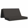 vidaXL Sofa na razvlačenje 140 x 67 x 45 cm Tamnosiva