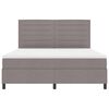 vidaXL Krevet s opruga kutije Sivo-smeđa 180 x 200 cm tkanina