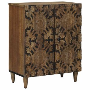 vidaXL Sideboard za Pohranu Smeđa 60 x 33,5 x 75 cm Čvrsto drvo manga