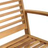 vidaXL klupa Smeđa 110 x 65 x 76,5 cm Čvrsto teak drvo