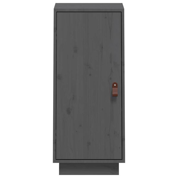 vidaXL Komoda siva 34 x 40 x 75 cm od masivne borovine