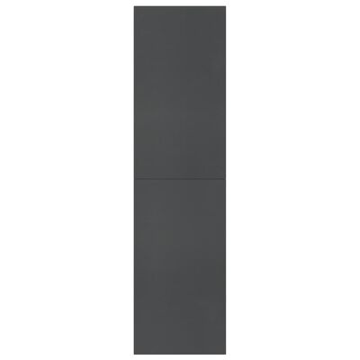 vidaXL Ormarić za knjige / sobna pregrada sivi 155x24x160 cm drveni