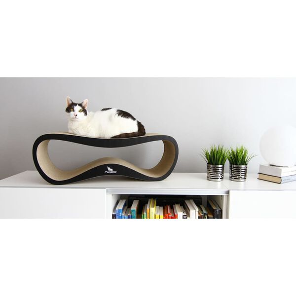 414574 MyKotty Cat Scratcher LUI 75x25x25 cm Black 3083