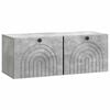 vidaXL TV ormar za zid Zidne Betonska siva 78,5 x 31 x 30 cm
