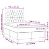 vidaXL Krevet box spring s madracem krem 120 x 190 cm od tkanine