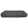 vidaXL Jastuk za pse s jastučićima tamnosivi 115x100x20 cm od tkanine