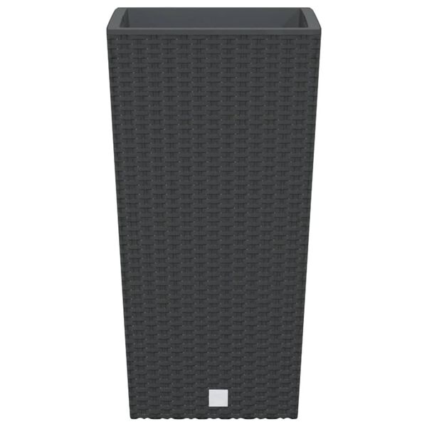 vidaXL Sadilica s uklonjivom unutra&scaron;njosti antracit 11/26,5 L PP ratan