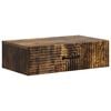 vidaXL Stolna montirana na zid Dimljeni hrast 59 x 34,5 x 17 cm