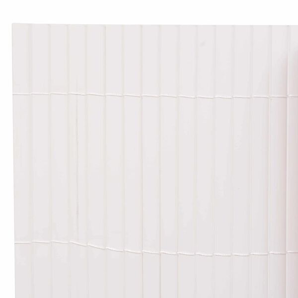 vidaXL Vrtna Ograda Bijelo 150 x 500 cm PVC