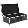 vidaXL Kutija za 80 CD-ova aluminijska ABS crna