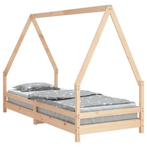 vidaXL Okvir za dječji krevet 80 x 200 cm od masivne borovine