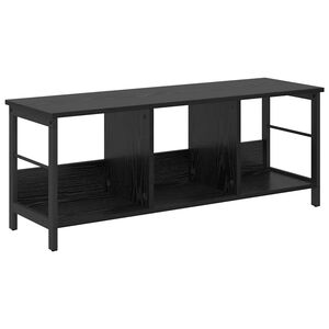 vidaXL Polica 3 razina 102 x 32 x 40,5 cm Konstruirano drvo Crni hrast