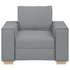 vidaXL Sofa fotelja svijetlo siva 100x78x84 cm tkanina