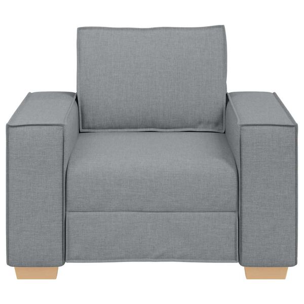 vidaXL Sofa fotelja svijetlo siva 100x78x84 cm tkanina