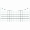 vidaXL Set ograde za ribnjak 5 pcs Zelena 100 x 50 cm Čelik